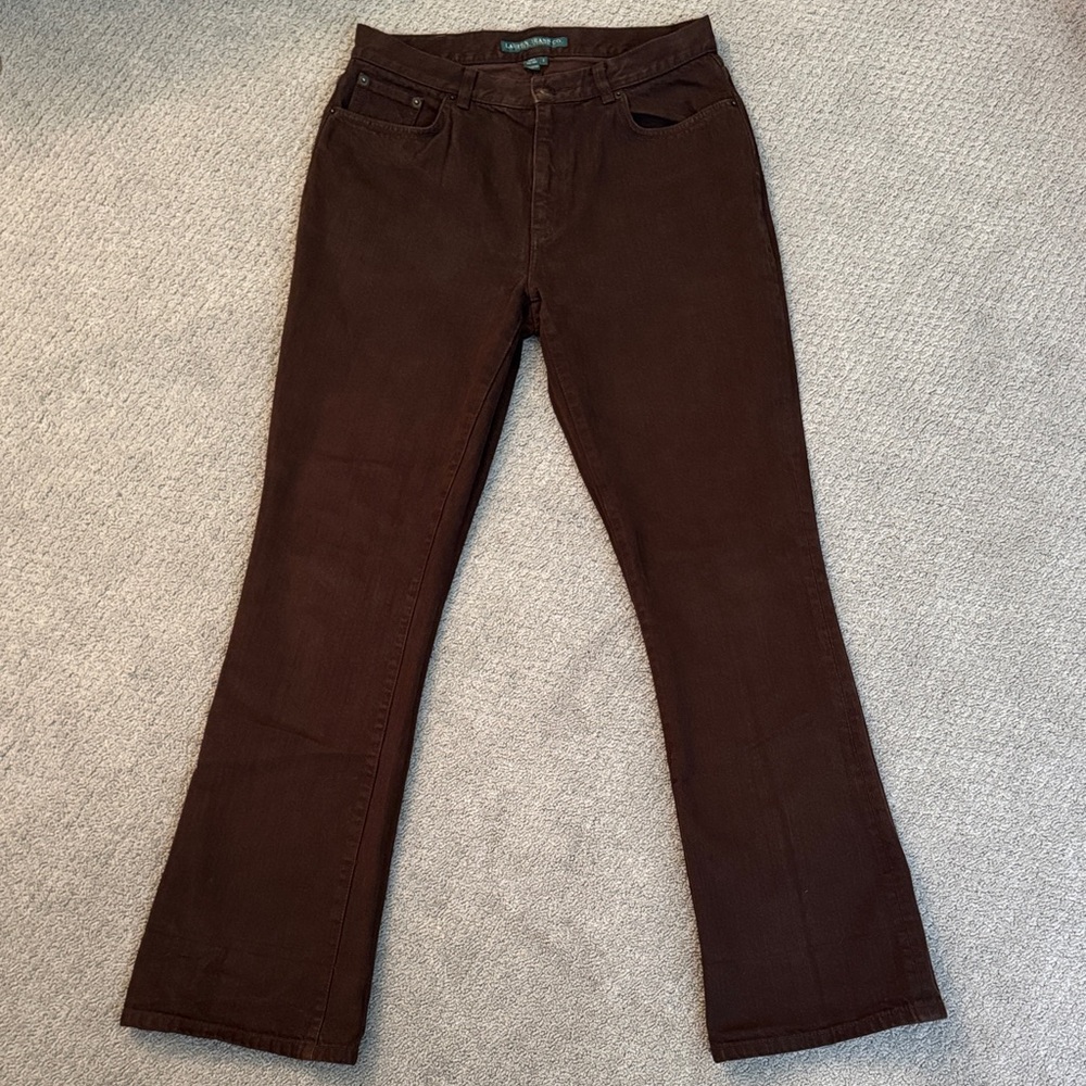 Ralph Lauren Rich Brown Jeans